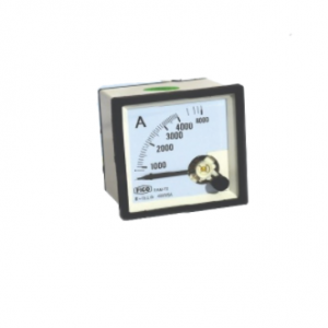 ANALOGUE AMPERE METER <br> 72 X 72 MM
