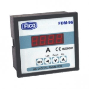 DIGITAL AMPERE METER <br> 96 X 96 MM